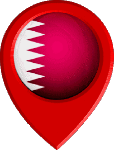 Bandiere Asia Qatar Perno di posizione 