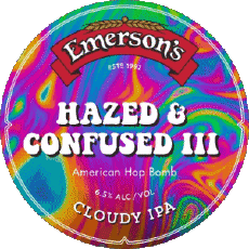 Hazed & Confused 3-Bebidas Cervezas Nueva Zelanda Emerson's 