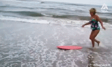 Humor -  Fun Sports Skim board Falls - Fail 