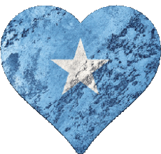 Bandiere Africa Somalia Cuore 