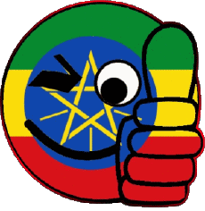 Banderas África Etiopía Smiley - OK 