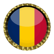 Flags Africa Chad Round - Rings 