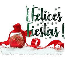 Messages Espagnol Felices Fiestas Serie 12 