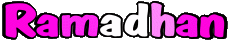 Nombre MASCULINO - Magreb Musulmán R Ramadhan 