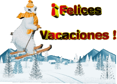Messages Espagnol Felices Vacaciones Inverno Serie 06 