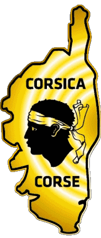 Flags France Regions Corsica Map 