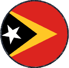 Bandiere Asia Timor Est Tondo 