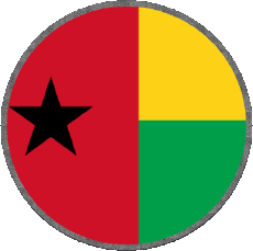 Bandiere Africa Guinea Bissau Tondo 