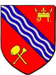 Blasón-Banderas Francia Departamentos - Ciudades 38 MONTALIEU VERCIEU 