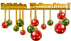 Messagi Tedesco Fröhliche  Weihnachten Serie 07 