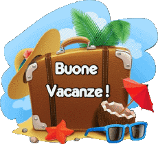 Messages Italian Buone Vacanze Transparent Background 09 