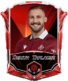 Sportivo Rugby - Giocatori Georgia Squadra 2025 Demur Tapladze 