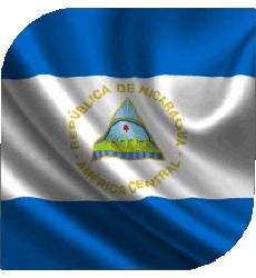 Banderas América Nicaragua Plaza 