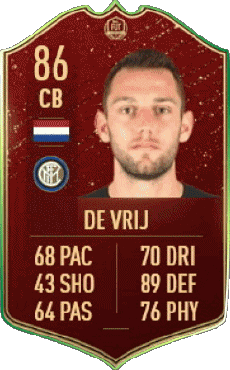 Multimedia Videospiele F I F A - Karten Spieler Niederlande Stefan de Vrij 