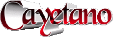 First Names MASCULINE - Spain C Cayetano 