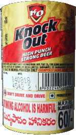 Boissons Bières Inde Knock-Out 