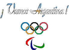 Messagi Spagnolo Vamos Argentina Juegos Olímpicos 
