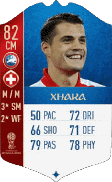 Multi Média Jeux Vidéo F I F A - Joueurs Cartes Suisse Granit Xhaka 