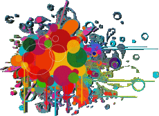 Messages German Alles Gute zum Geburtstag Zusammenfassung - geometrisch Transparent Background 008 