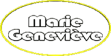 Nombre FEMENINO - Francia M Compuesto Marie Geneviève 