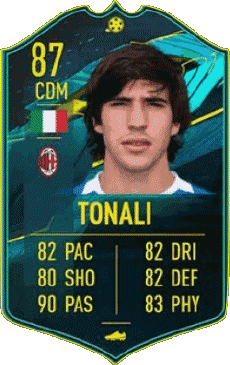 Multi Media Video Games F I F A - Card Players Italy Sandro Tonali 