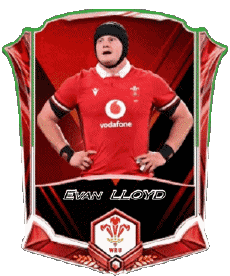 Sport Rugby - Spieler Wales Team 2025 Evan LLOYD 
