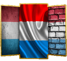 Fahnen Europa Luxemburg Form 