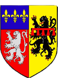 Wappen-Fahnen Frankreich Abteilungen - Städte 69 Rhone 