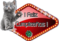 Messages Espagnol Feliz Cumpleaños Animales 004 