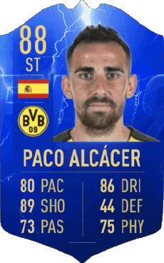 Multi Media Video Games F I F A - Card Players Spain Paco Alcacer 