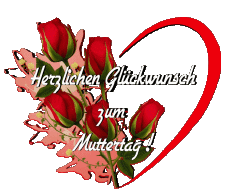 Messagi Tedesco Herzlichen Glückwunsch zum Muttertag 007 