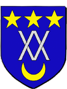 Blasone-Bandiere Francia Dipartimenti - Città 30 LE VIGAN Blasone