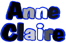 Prénoms FEMININ - France A Composé Anne Claire 