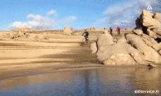 Humor -  Fun Sports Mountain biking Falls - Fail 