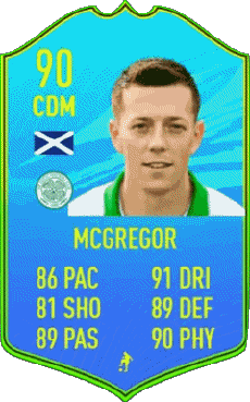 Multimedia Vídeo Juegos F I F A - Jugadores  cartas Escocia Callum McGregor 