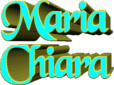 Prénoms FEMININ - Italie M Composé Maria Chiara 