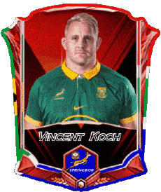 Sports Rugby - Joueurs Afrique du Sud Equipe 2025 Vincent Koch 