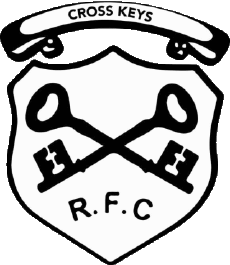 Sports Rugby Club Logo Pays de Galles Cross Keys RFC 