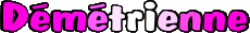 Nombre FEMENINO - Francia D Démétrienne 