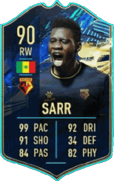 Multimedia Vídeo Juegos F I F A - Jugadores  cartas Senegal Ismaïla Sarr 