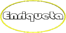 Vorname WEIBLICH - Spanien E Enriqueta 