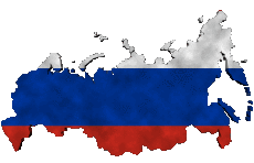 Bandiere Europa Russia Carta Geografica 