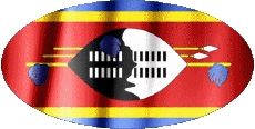 Banderas África Eswatini Oval 
