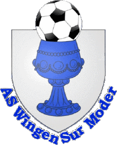 Sports FootBall Club France Logo Grand Est 67 - Bas-Rhin AS Wingen Sur Moder 