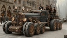Humour - Fun I.A Mix Epic Steampunk Vehicule 