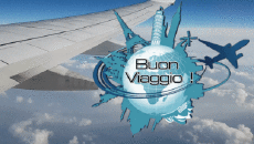 Messages Italian Buon Viaggio Animated Background 001 