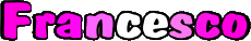Prénoms MASCULIN - Italie F Francesco 