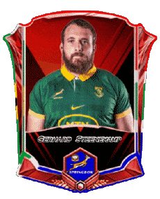 Sports Rugby - Players South Africa Team 2025 Gerhard Steenekamp 