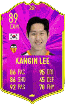 Multimedia Videospiele F I F A - Karten Spieler Südkorea Kangin Lee 
