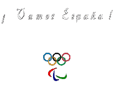 Messagi Spagnolo Vamos España Juegos Olímpicos 